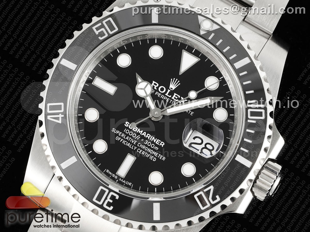 Submariner 116610 LN Black Ceramic 904L Steel QF 1:1 Best Edition VR3135