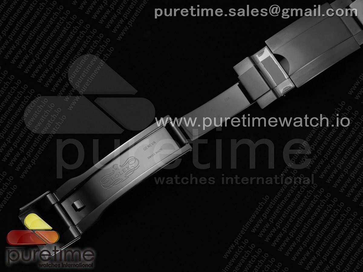 Daytona All Black PVD TWF Rainbow Diamonds Lunette Cadran noir sur Bracelet PVD SA4130 – Image 23