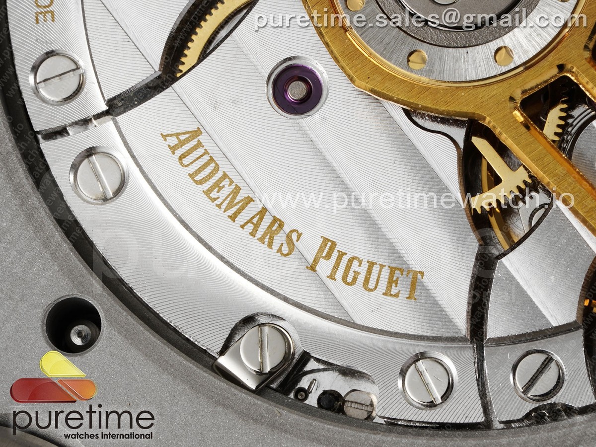 Royal Oak 41mm 15500 SS JF 1:1 Best Edition Blue Textured Dial on SS Bracelet A4302 Super Clone - Image 19