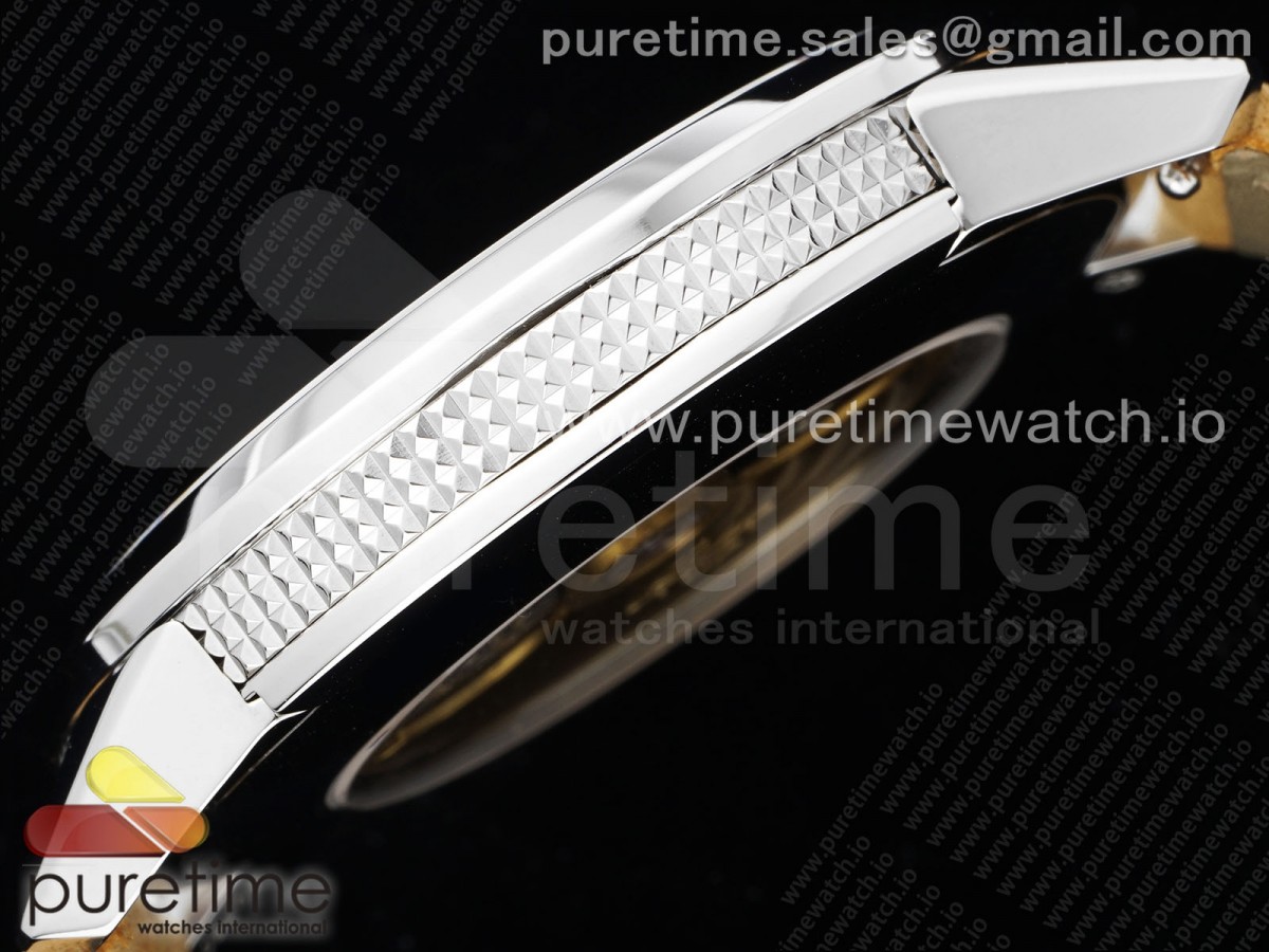 Calatrava 5226G SS HKF 1:1 Best Edition Gray Rock Dial on Brown Leather Strap 330CS - Image 11