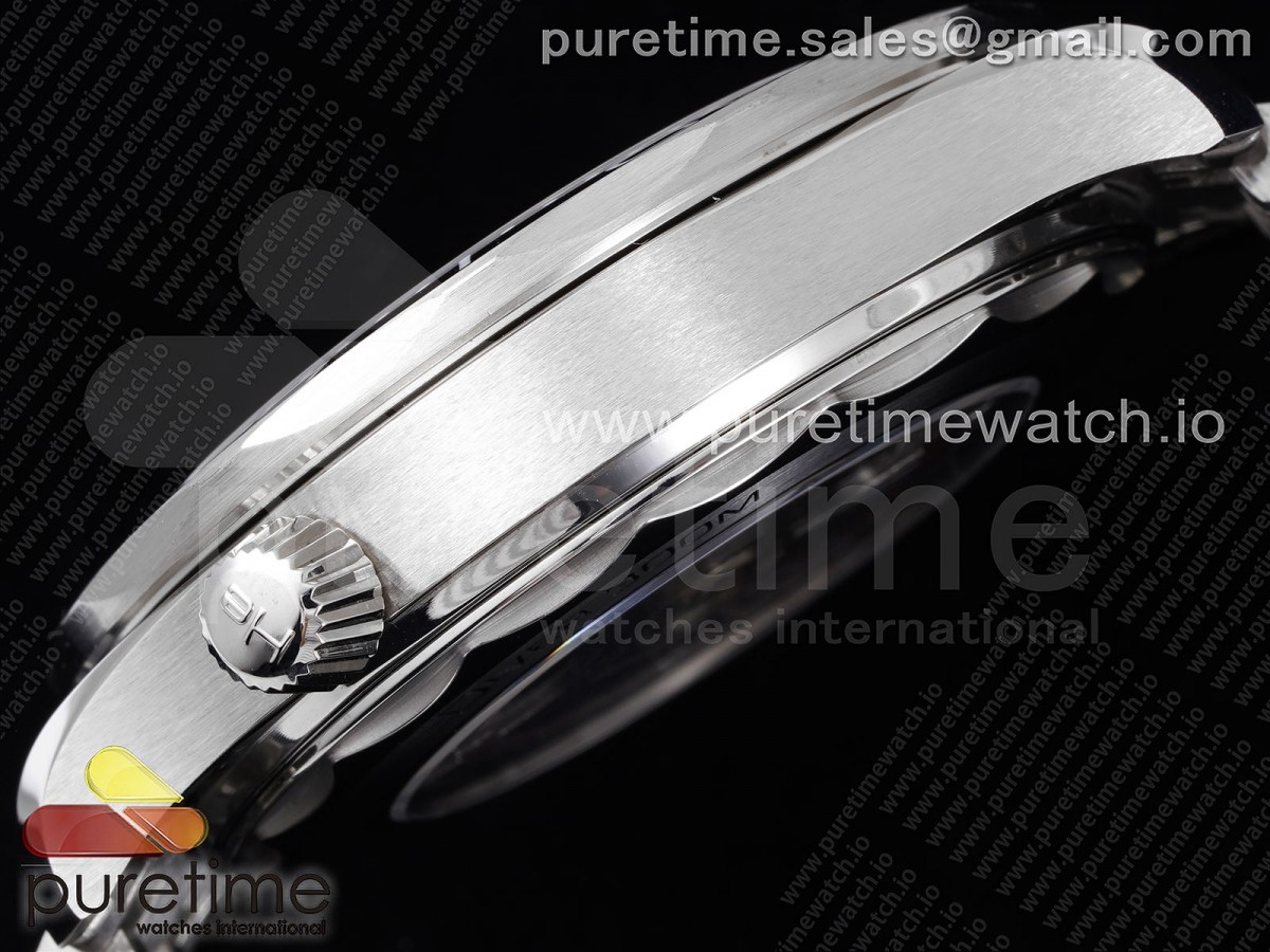 Seamaster Diver 300M ZF 1:1 Best Edition Black Ceramic White Dial on SS Bracelet A8800 - Image 8