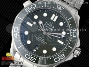 Seamaster Diver 300M ZF 1:1 Best Edition Green Ceramic Green Dial on SS Bracelet A8800