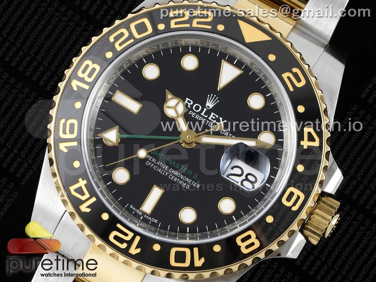 GMT-Master II 116713 Two Tone SS/YG 904L Steel Clean 1:1 Best Edition VR3186 CHS