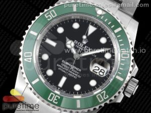 Submariner 41mm 126610 LV Kermit 904L Steel ZF 1:1 Best Edition VR3235