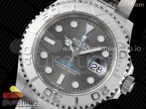 Yacht-Master 126622 Clean 1:1 Best Edition 904L Steel Gray Dial on SS Bracelet VR3235
