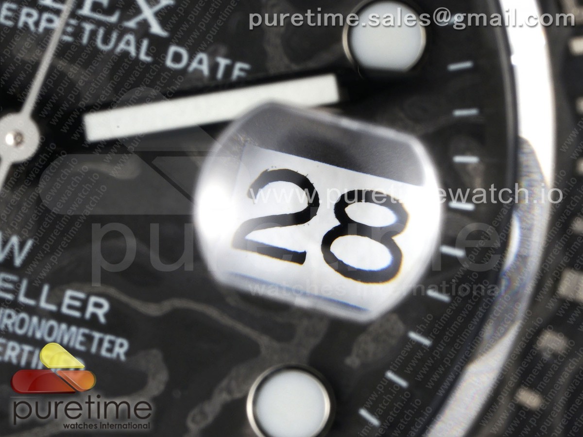 Sea Dweller 43mm 'IRBIS' DIWF Best Edition Carbon Dial on Black Nylon Strap A2824 - Image 7