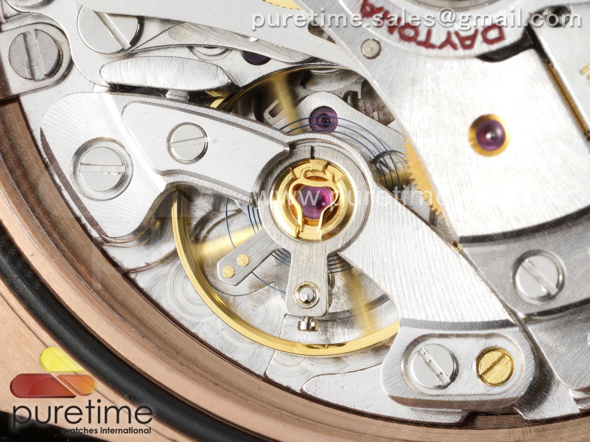 Daytona 116505 BTF 1:1 Best Edition Brown Dial on RG Bracelet SA4130 - Image 21