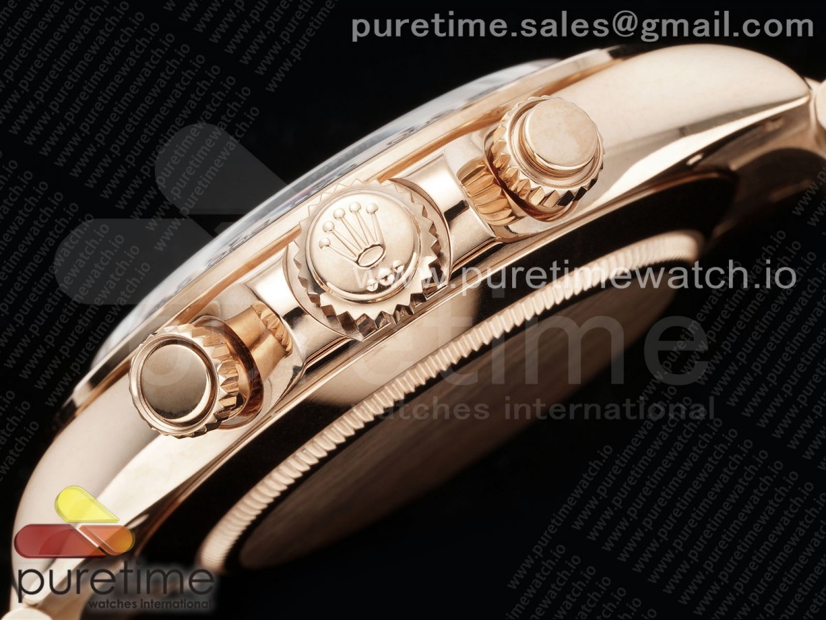 Daytona 116505 BTF 1:1 Best Edition Black/RG Dial on RG Bracelet SA4130 - Image 9