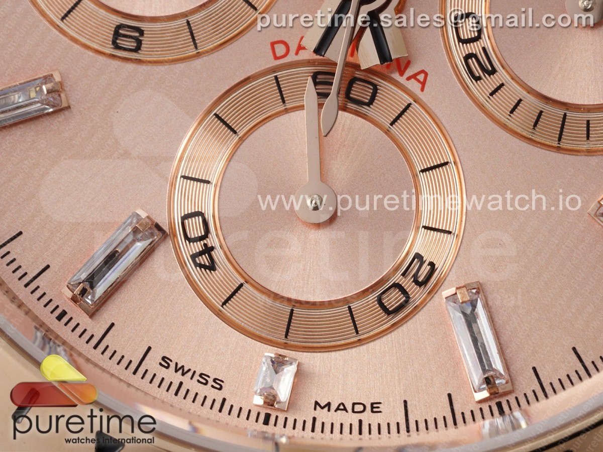 Daytona 116505 BTF 1:1 Best Edition RG Crystal Dial on RG Bracelet SA4130 - Image 8