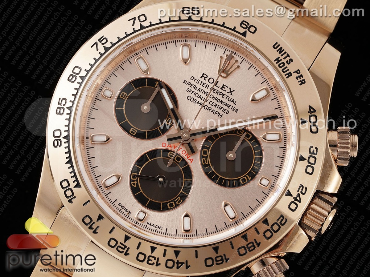 Daytona 116505 BTF 1:1 Best Edition RG/Black Dial on RG Bracelet SA4130