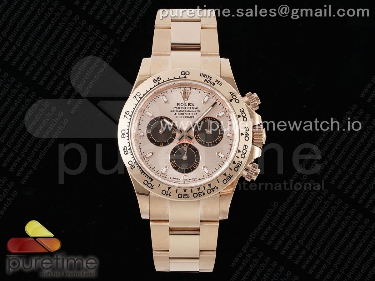 Daytona 116505 BTF 1:1 Best Edition RG/Black Dial on RG Bracelet SA4130 - Image 3