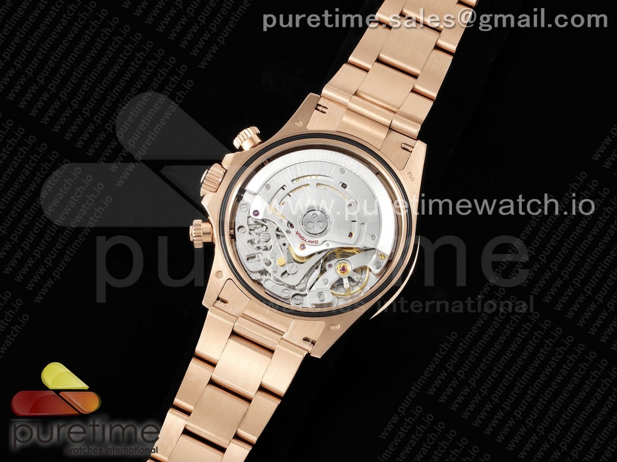 Daytona 116505 BTF 1:1 Best Edition White Dial on RG Bracelet SA4130 - Image 16