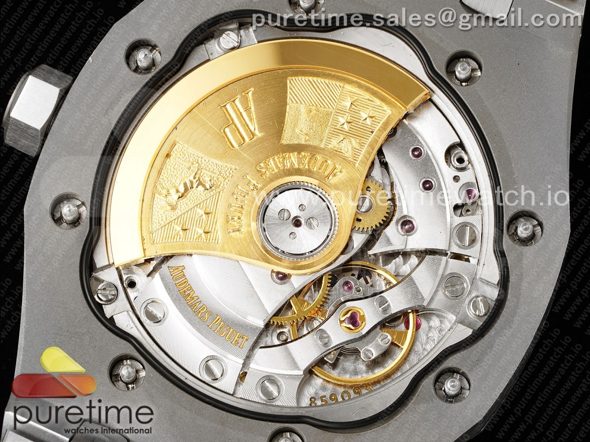 Royal Oak 37mm 15450 SS APSF 1:1 Best Edition Blue Textured Dial on SS Bracelet SA3120 Super Clone - Image 27