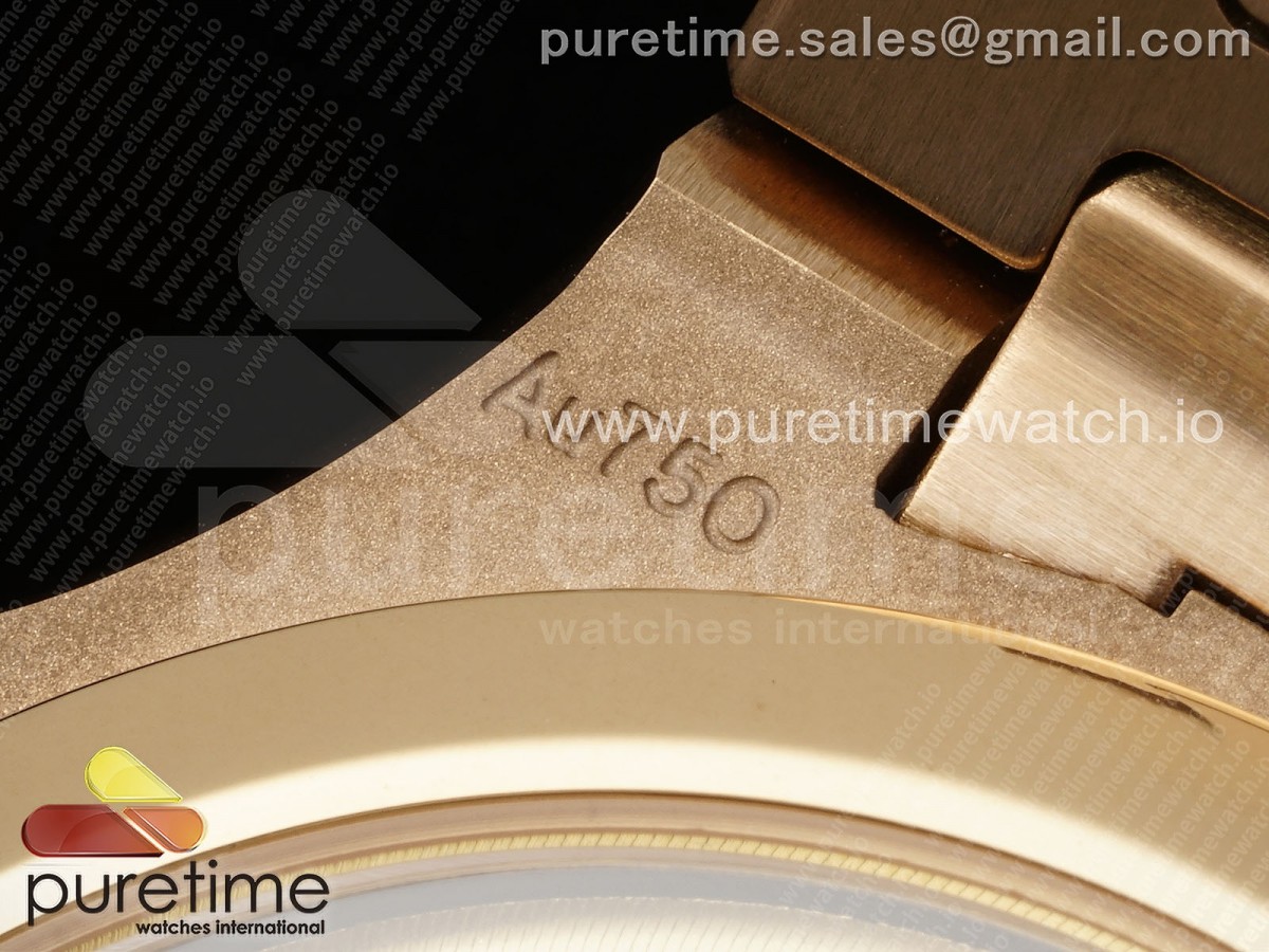 Nautilus 7118 Ladies RG PPF 1:1 Best Edition RG Dial Diamonds Bezel on RG Bracelet 324CS - Image 23