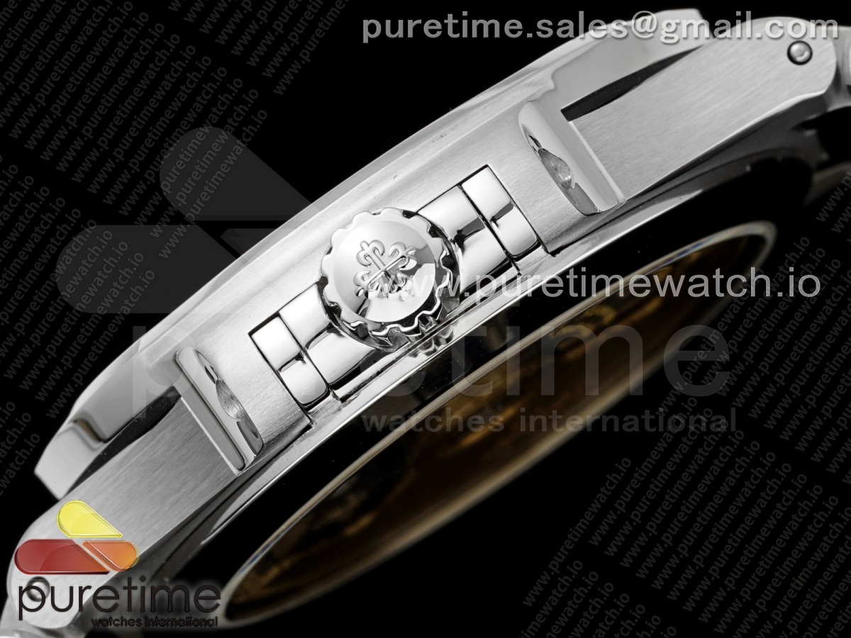 Nautilus 7118 Ladies SS PPF 1:1 Best Edition Blue Dial Diamonds Bezel on SS Bracelet 324CS - Image 11