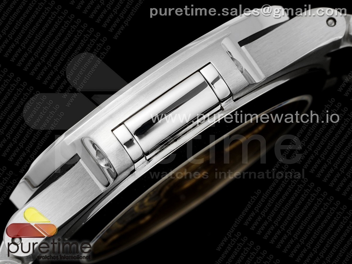 Nautilus 7118 Ladies SS PPF 1:1 Best Edition Blue Dial Diamonds Bezel on SS Bracelet 324CS - Image 9
