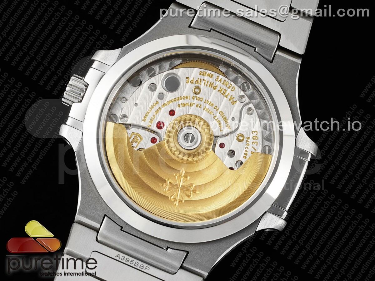 Nautilus 7118 Ladies SS PPF 1:1 Best Edition Brown Dial Diamonds Bezel on SS Bracelet - Image 8