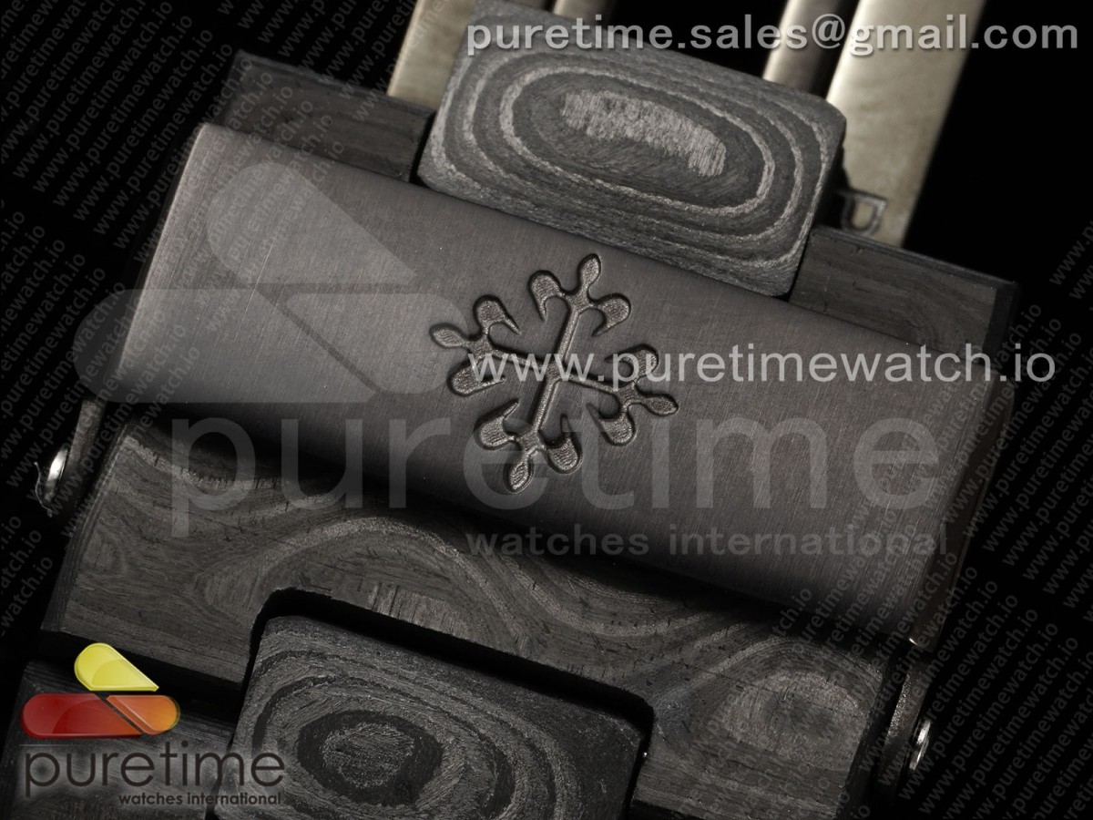Nautilus 5711 DIW Carbon DIWF Schwarz/Blau Texturiertes Zifferblatt auf Carbon Armband 324CS – Bild 14