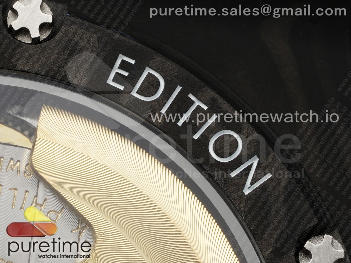 Nautilus 5711 DIW Carbon DIWF White Textured Zifferblatt auf Carbon Armband 324CS – Bild 10