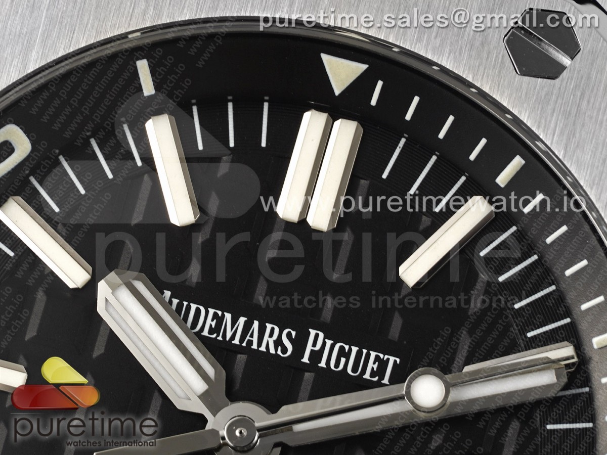 Royal Oak Offshore Diver 15710 ZF 1:1 Best Edition Black Dial on Black Rubber Strap SA3120 Super Clone V2 - Image 11