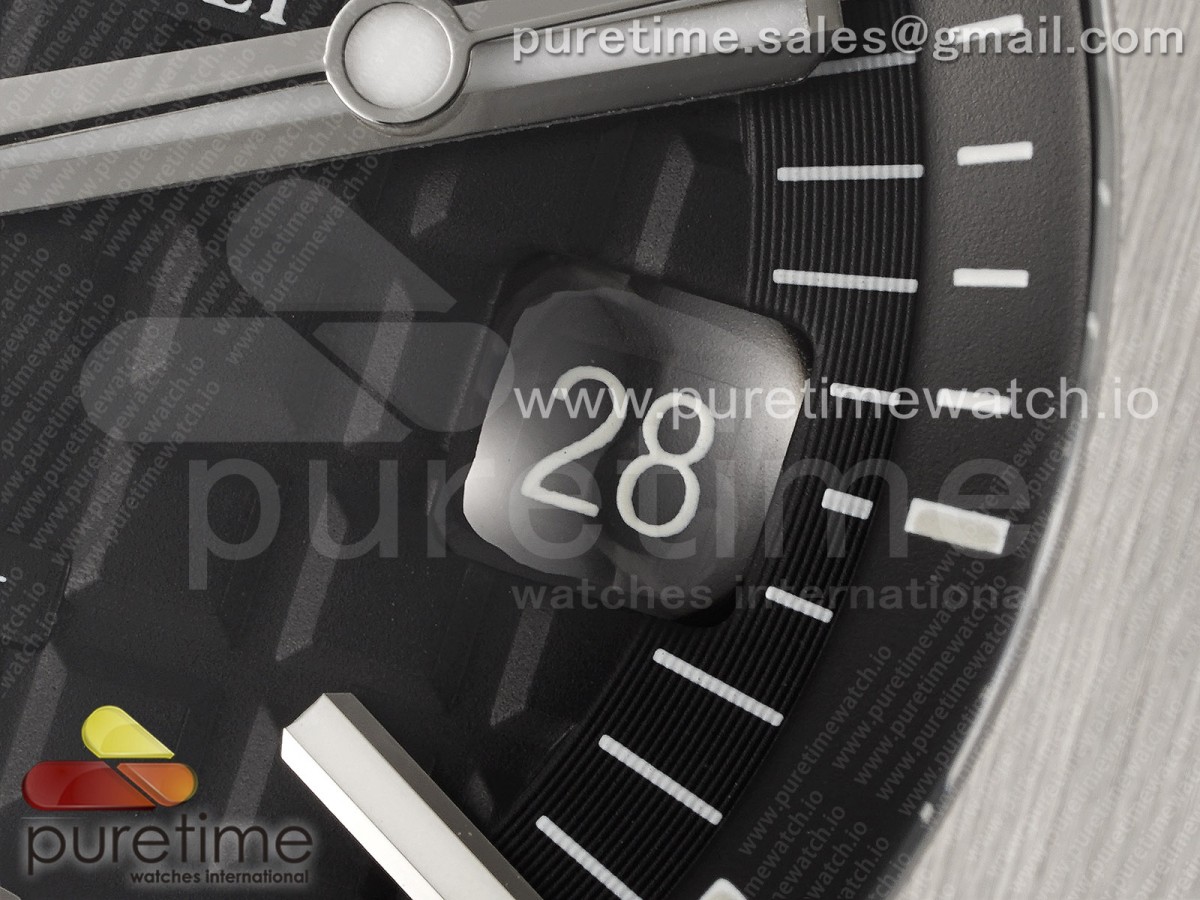 Royal Oak Offshore Diver 15710 ZF 1:1 Best Edition Black Dial on Black Rubber Strap SA3120 Super Clone V2 - Image 12