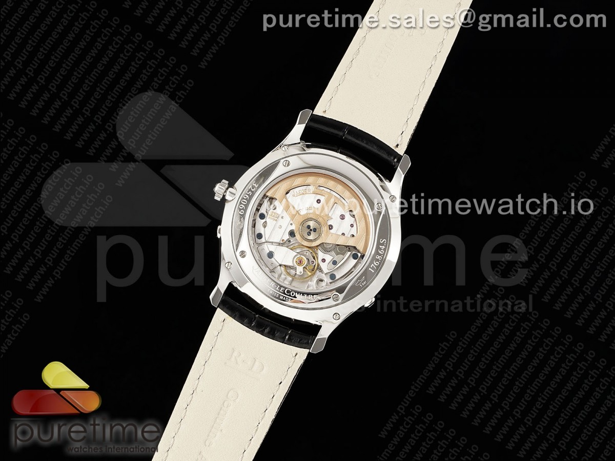 Master Ultra Thin Moon 1368420 SS ZF 1:1 Best Edition Blue Dial on Black Leather Strap SA925 Super Clone V2 - Image 21