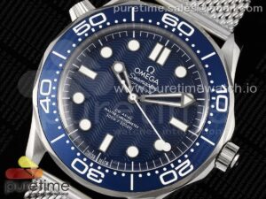 Seamaster 300M 42mm James Bond 60th anniversary VSF Best Edition on Mesh Bracelet A8806