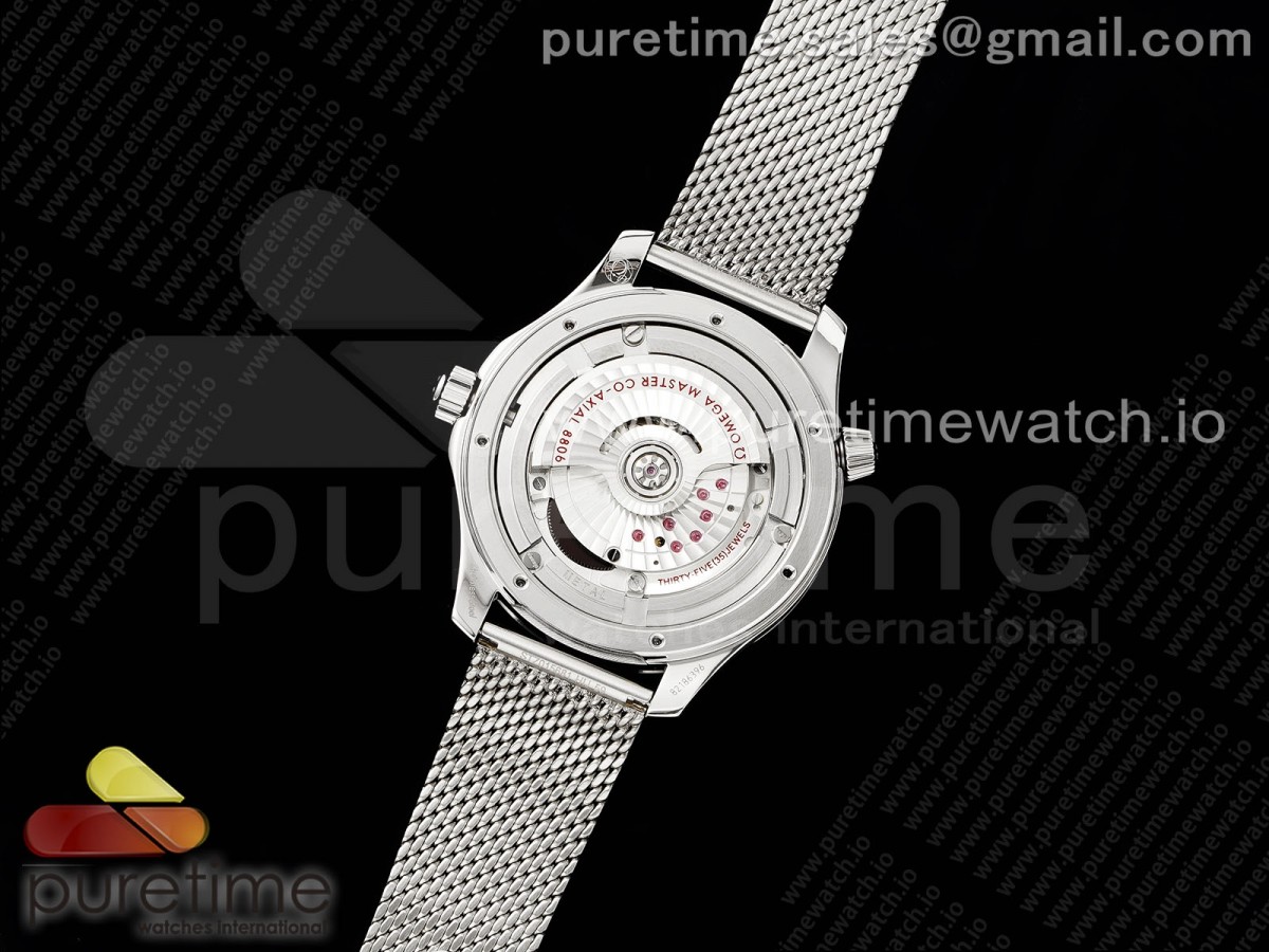 Seamaster 300M 42mm James Bond 60th anniversary VSF Best Edition on Mesh Bracelet A8806 - Image 4
