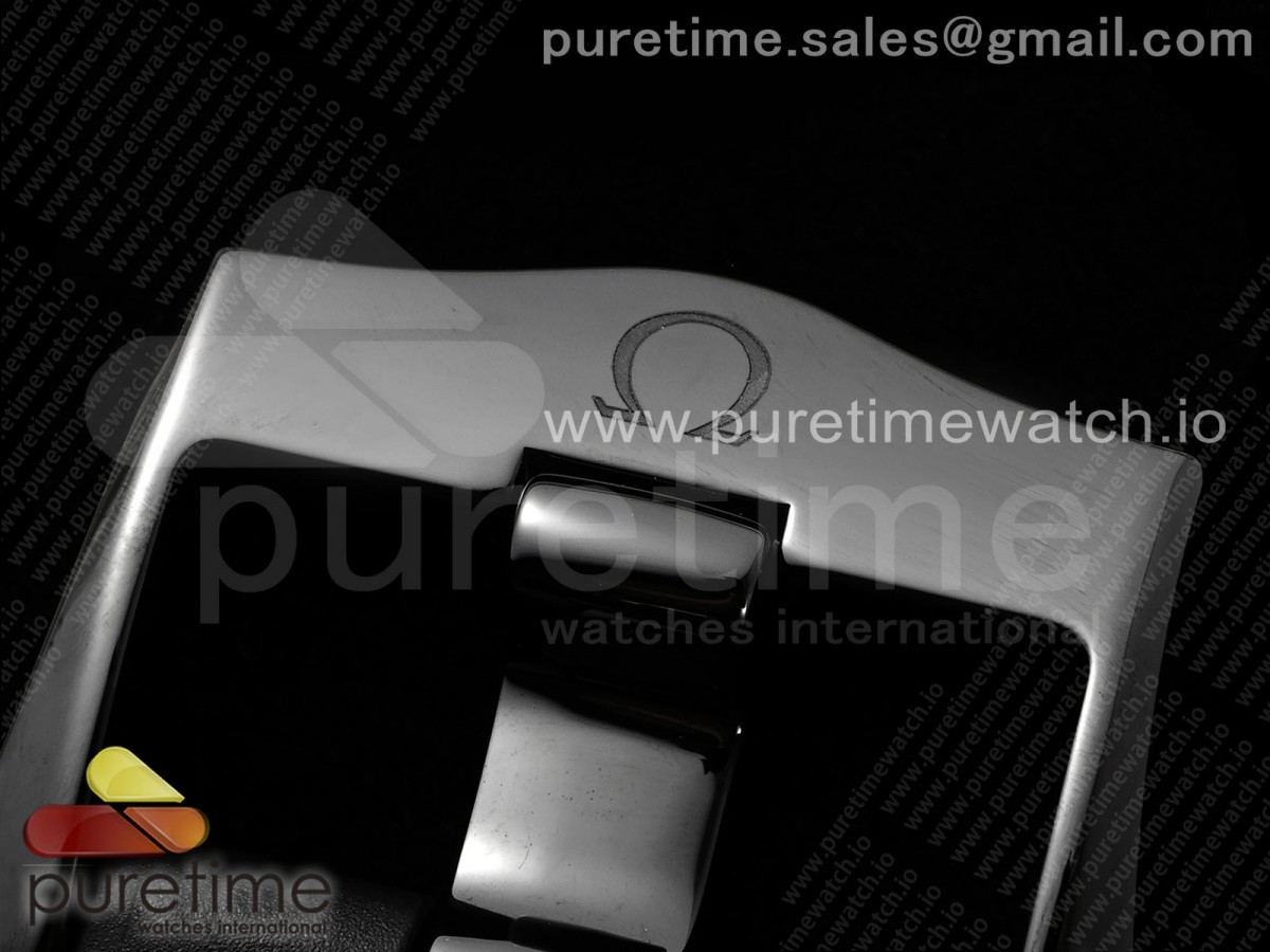 Seamaster 300m 43.5mm Black Ceramic VSF 1:1 Best Edition Black Dial RG Bezel on Black Rubber Strap A8806 - Image 18