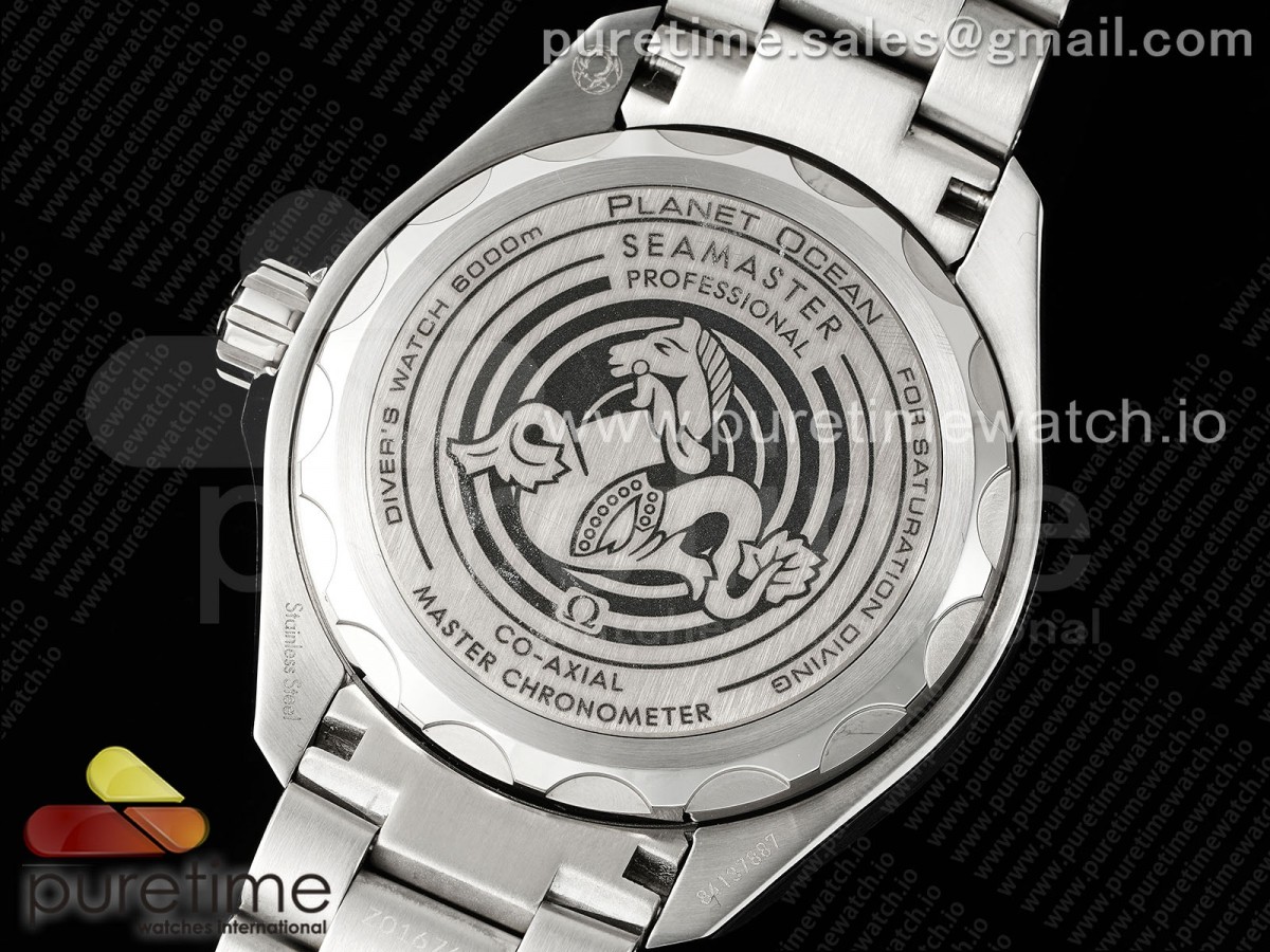 Seamaster 6000M Ultra Deep SS TF Cadran gris Lunette en céramique orange sur Bracelet SS A2824 – Image 19