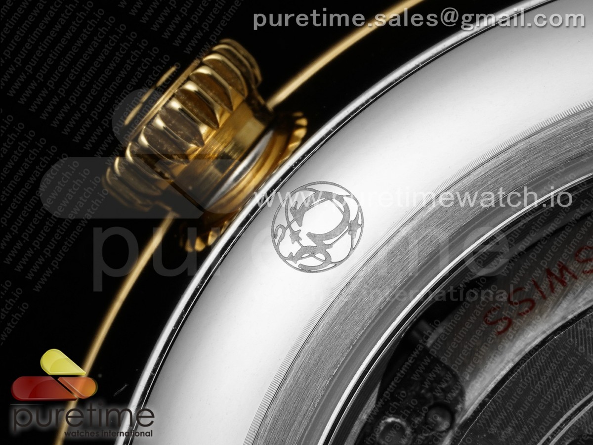 De Ville Date YG MKF 1:1 Best Edition Brown Dial Roman Marker on Brown Leather Strap A8800 - Image 10