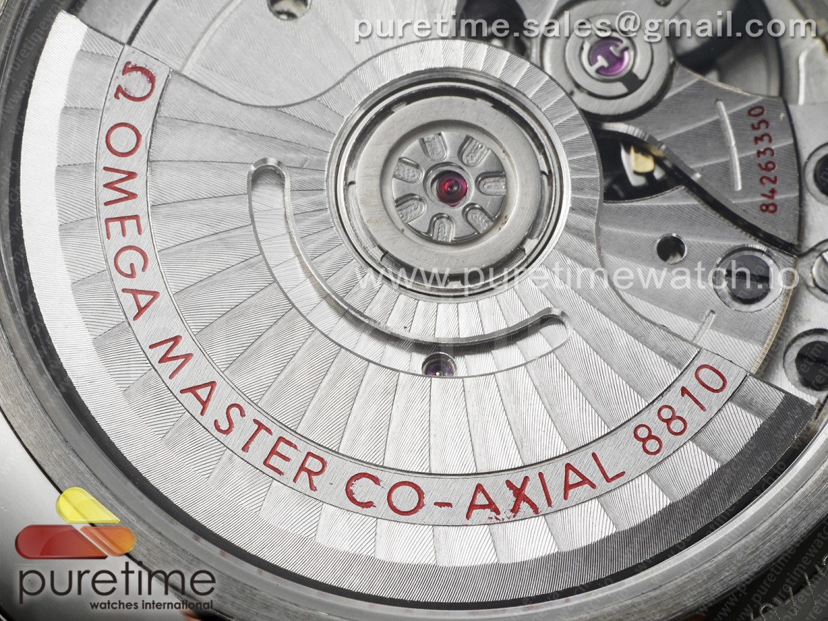 De Ville Power Reserve RG MKF 1:1 Best Edition RG Textured Dial on Brown Leather Strap A8810 - Image 18