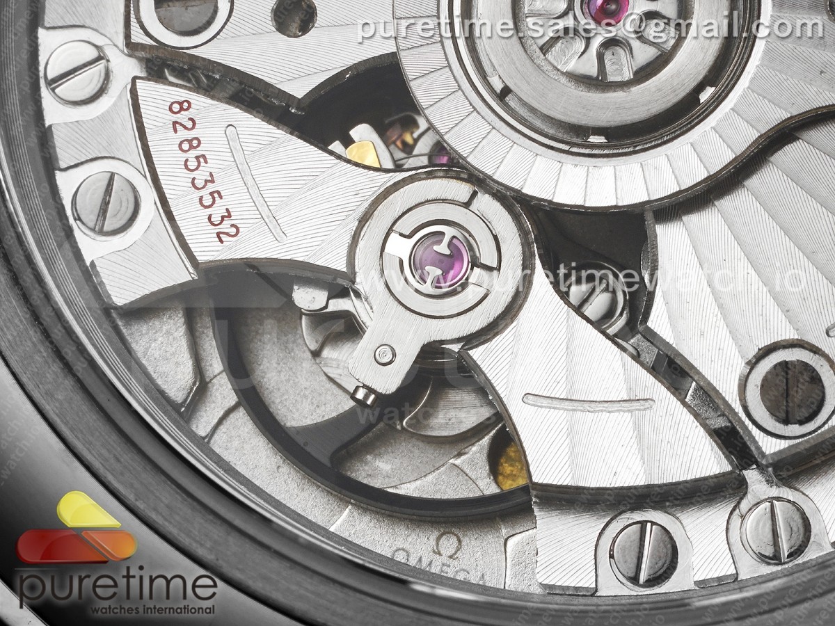 De Ville Power Reserve SS MKF 1:1 Best Edition Gray Textured Dial on Black Leather Strap A8810 - Image 29