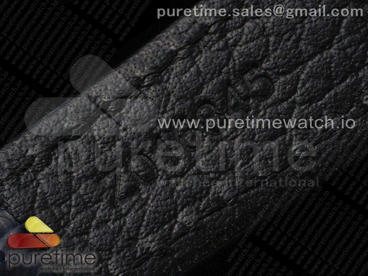 De Ville Power Reserve SS MKF 1:1 Best Edition Gray Textured Dial on Black Leather Strap A8810 - Image 14