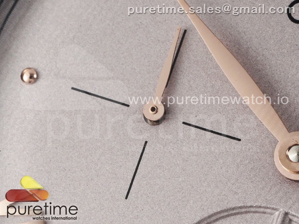 De Ville Power Reserve SS MKF 1:1 Best Edition Champagne Dial on Black Leather Strap A8810 - Image 7