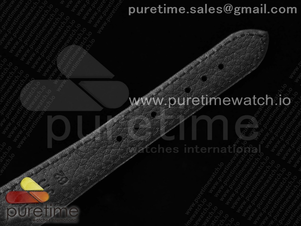 De Ville Power Reserve SS MKF 1:1 Best Edition Pink Dial on Black Leather Strap A8810 - Image 15