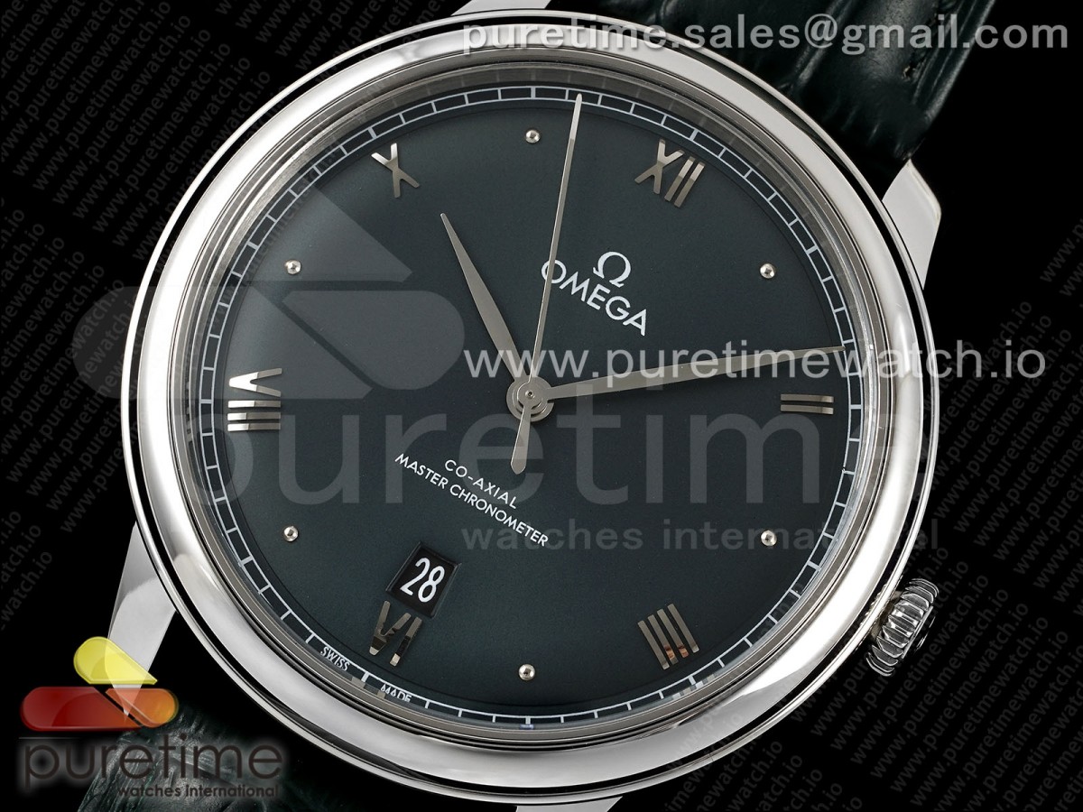 De Ville Date SS MKF 1:1 Best Edition Green Dial on Green Leather Strap A8800