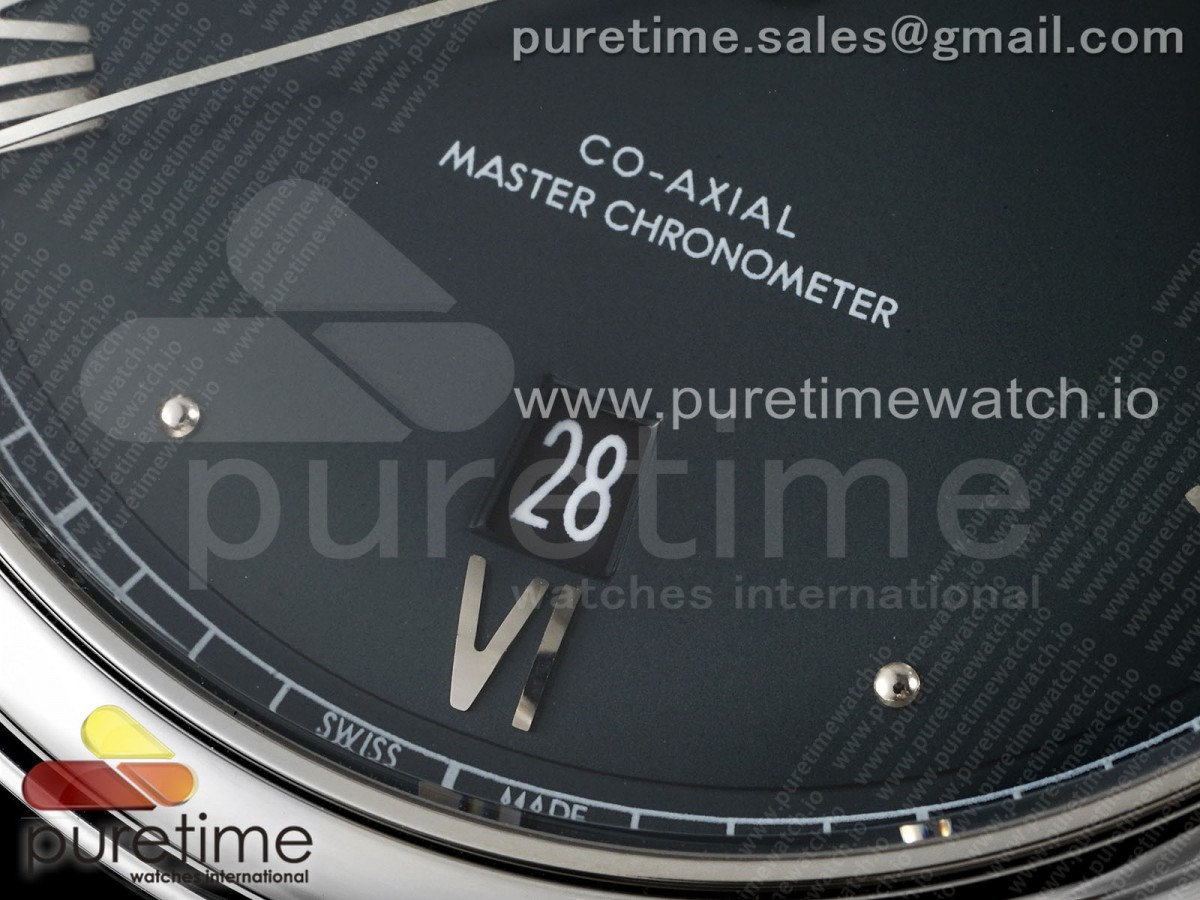 De Ville Date SS MKF 1:1 Best Edition Green Dial on Green Leather Strap A8800 - Image 6