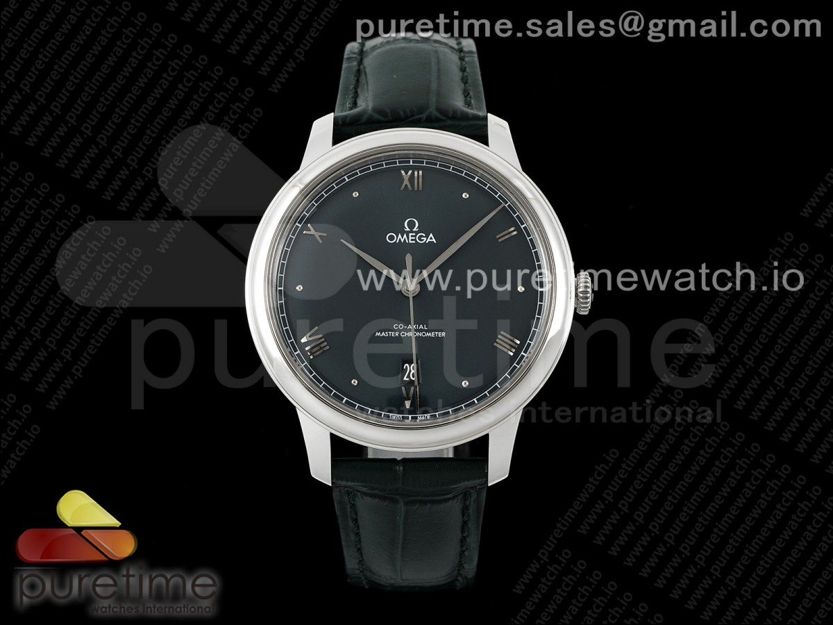De Ville Date SS MKF 1:1 Best Edition Green Dial on Green Leather Strap A8800 - Image 3