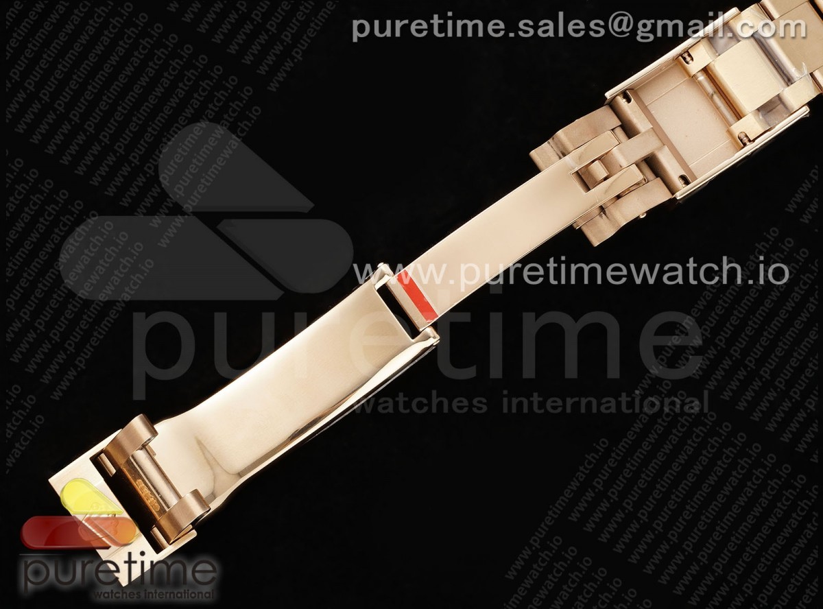 Blaken Daytona RG Rainbow Bezel GETF Best Edition Skeleton Dial on RG Bracelet SA4130 - Image 20