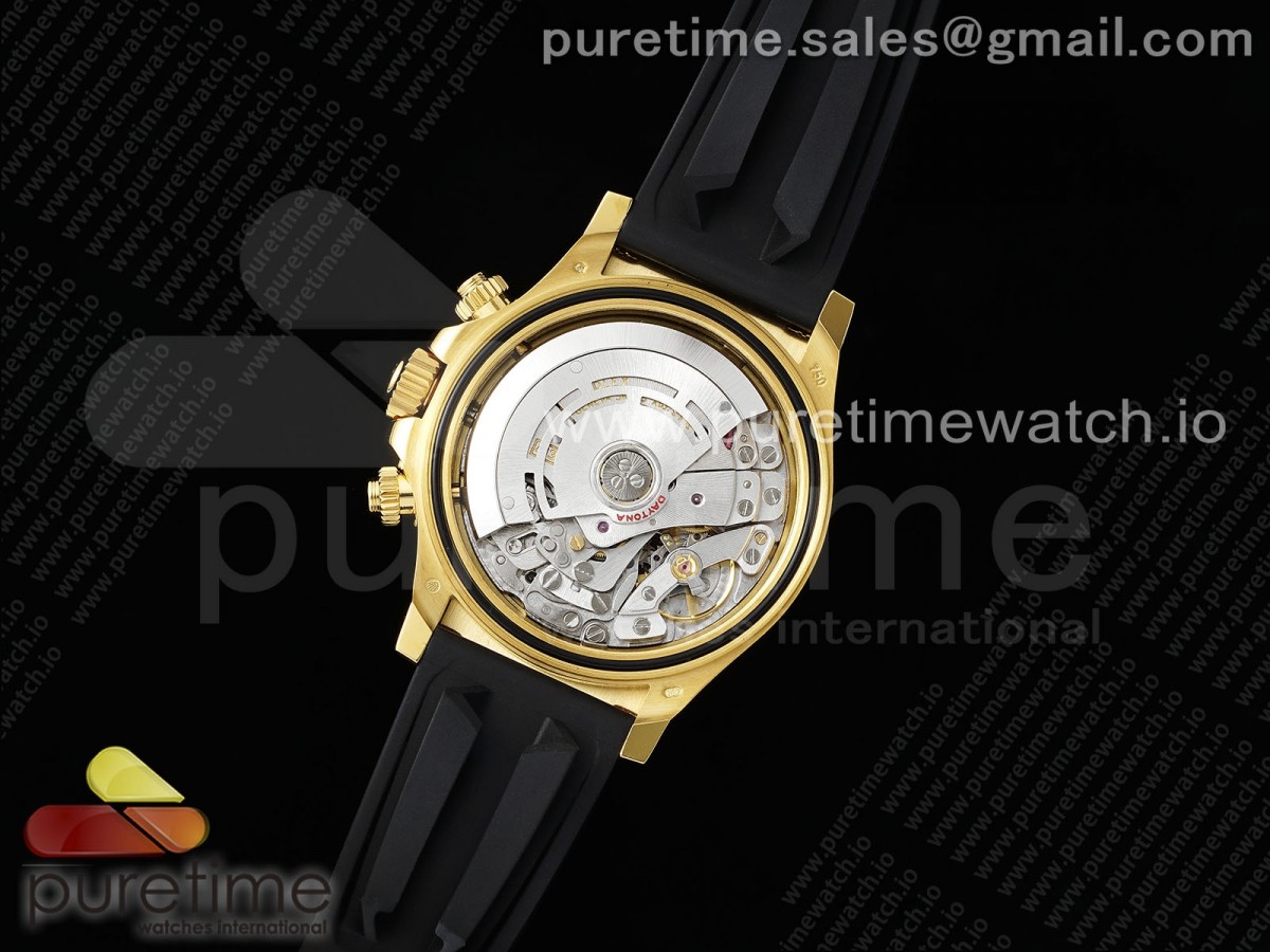 Daytona 116518 APSF 1:1 Best Edition Black Diamonds Dial on Oysterflex Rubber Strap SH4130 - Image 12