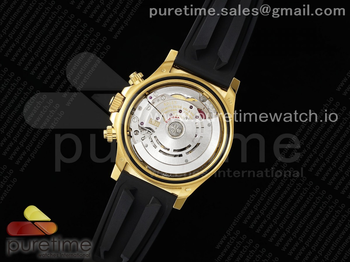 Daytona 116518 APSF 1:1 Best Edition Black Diamonds Dial on Oysterflex Rubber Strap SH4130 - Image 13
