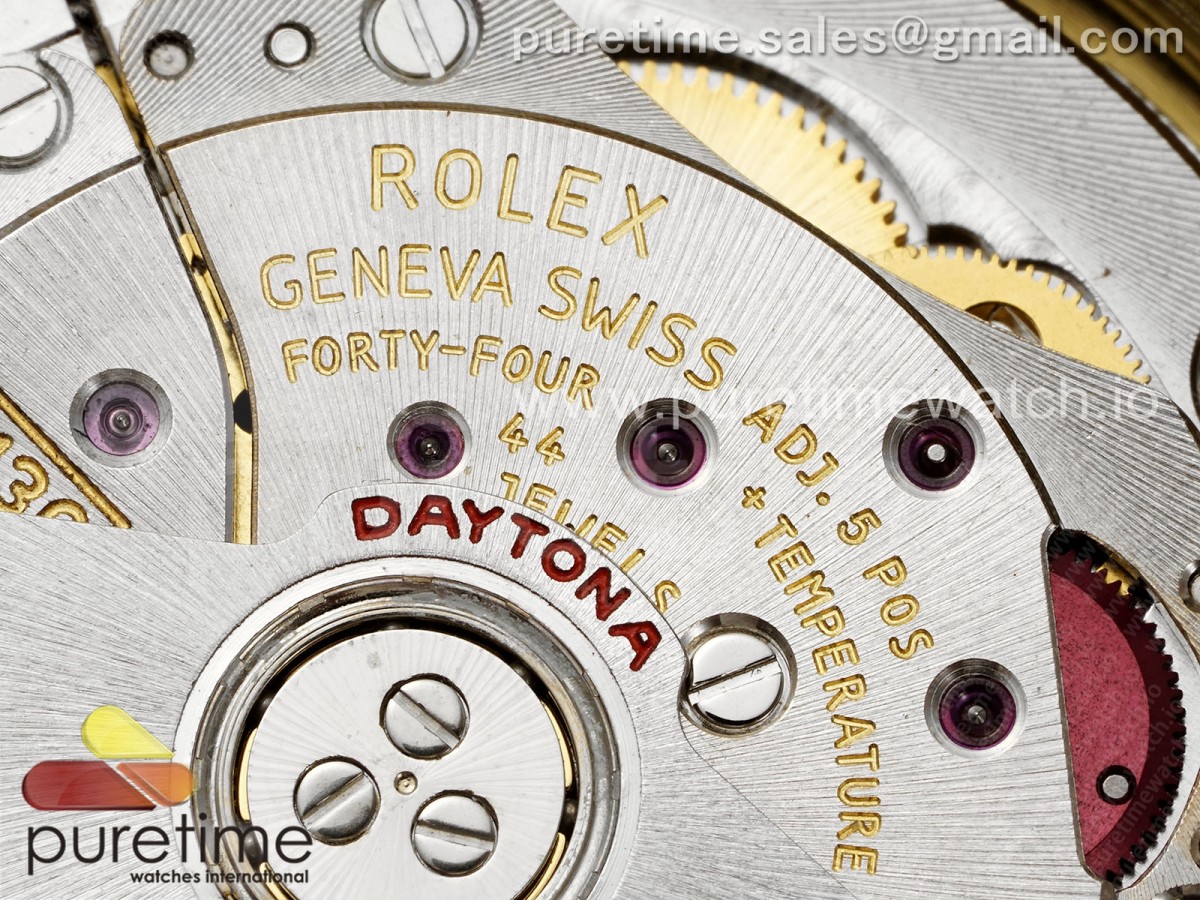 Daytona 116518 APSF 1:1 Best Edition Black Diamonds Dial on Oysterflex Rubber Strap SH4130 - Image 29