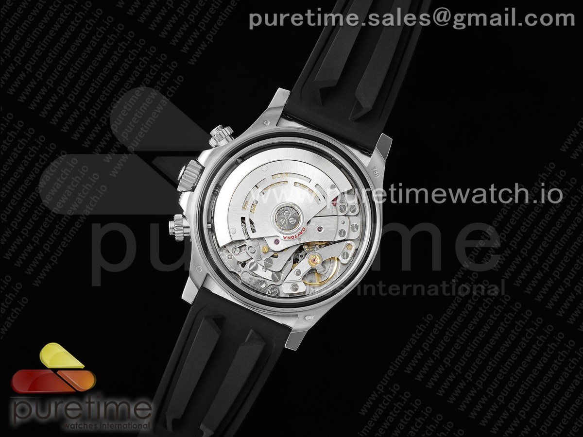 Daytona 116519 APSF 1:1 Best Edition Black Diamonds Dial on Oysterflex Rubber Strap SH4130 - Image 11