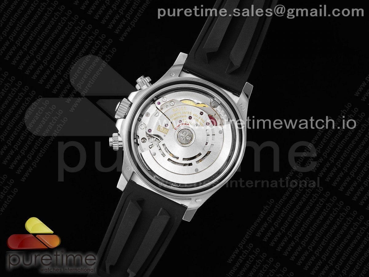 Daytona 116519 APSF 1:1 Best Edition Black Diamonds Dial on Oysterflex Rubber Strap SH4130 - Image 31