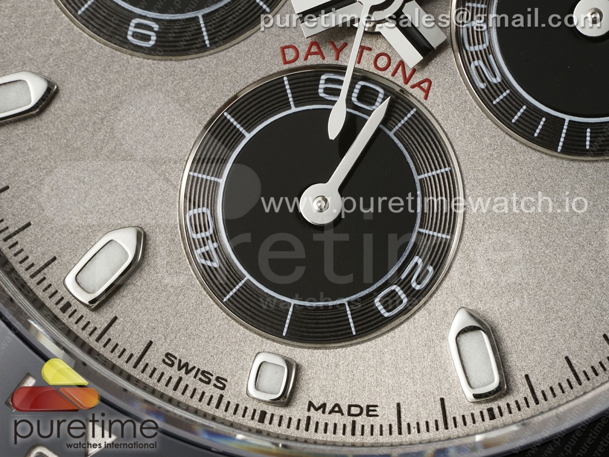 Daytona 116519 APSF 1:1 Best Edition Gray Dial on Oysterflex Rubber Strap SH4130 - Image 5