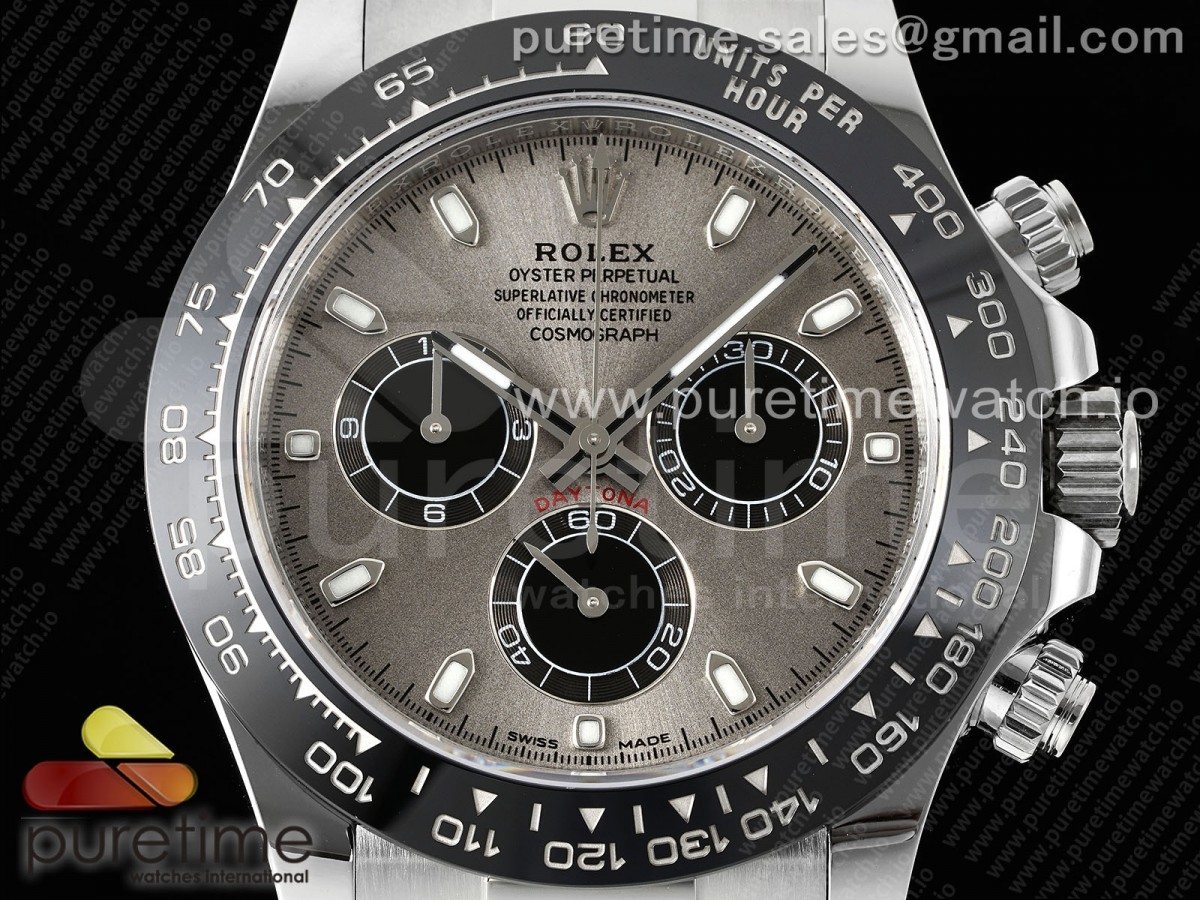 Daytona 116519 APSF 1:1 Best Edition Gray Dial on Oysterflex Rubber Strap SH4130 - Image 3