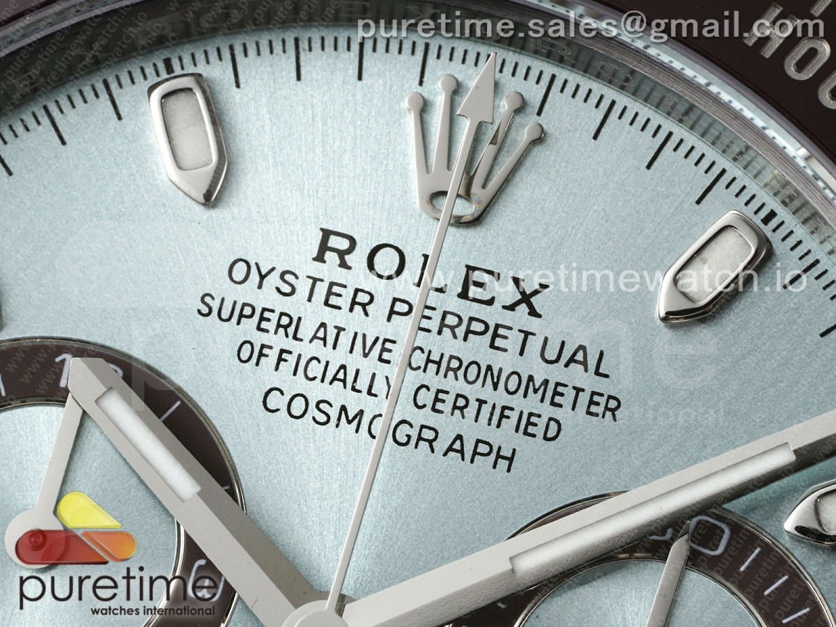 Daytona 116506 APSF 1:1 Best Edition Ice Blue Dial on SS Bracelet SH4130 - Image 9