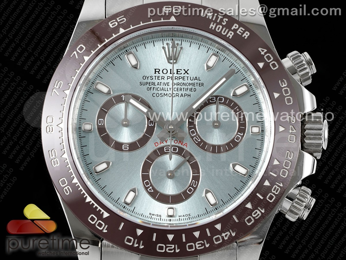 Daytona 116506 APSF 1:1 Best Edition Ice Blue Dial on SS Bracelet SH4130 - Image 5