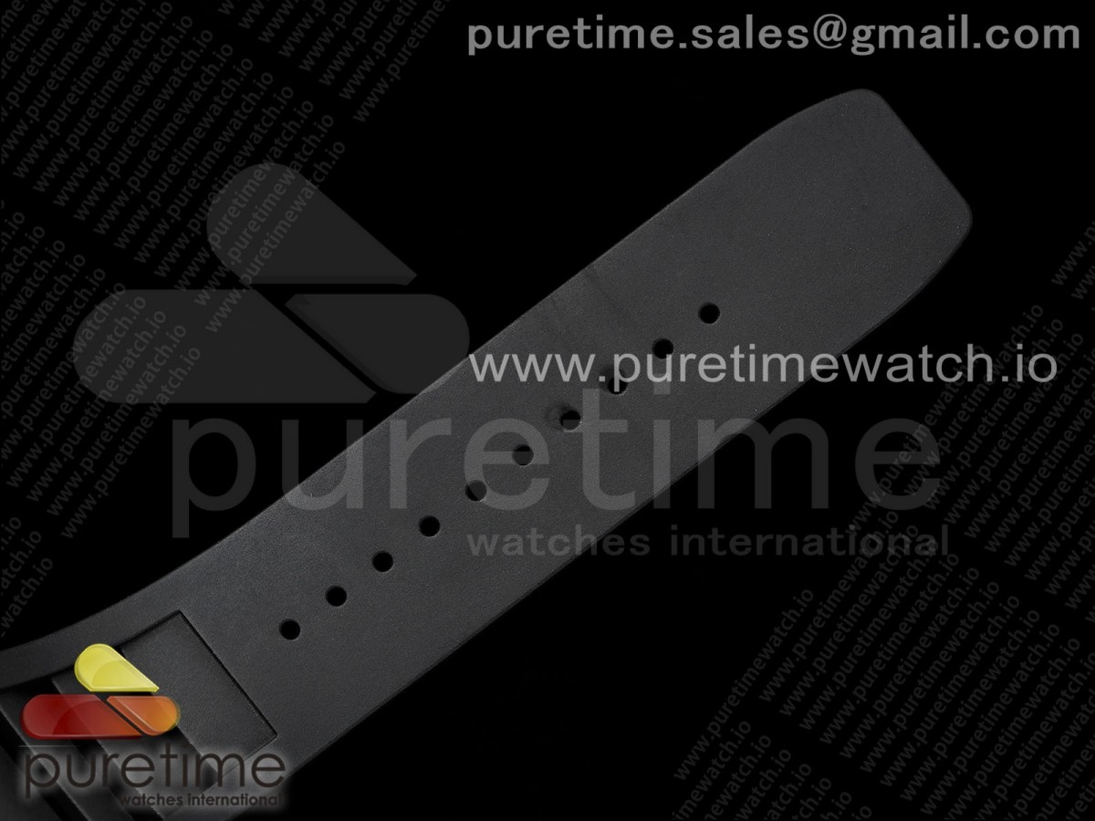 RM035-02 Red Carbon ZF 1:1 Best Edition Skeleton Dial on Black Rubber Strap NH05A V3+ - Image 21
